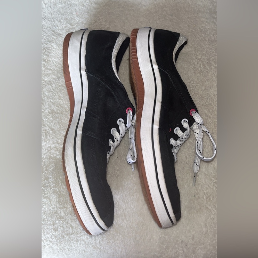 Keds Black and White Canvas Sneakers Classic Style - Picture 7 of 10